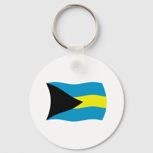 Bahamas Flag Keychain