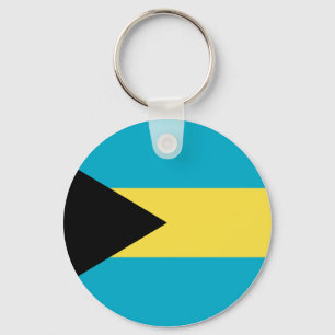 Bahamas Flag Keychain