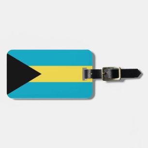 Bahamas flag luggage tag