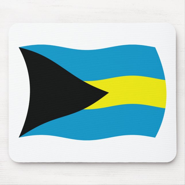Bahamas Flag Mousepad (Front)