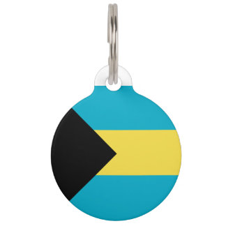 Bahamas Flag Pet Tag
