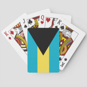 Bahamas Flag Playing Cards