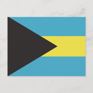 Bahamas Flag Postcard