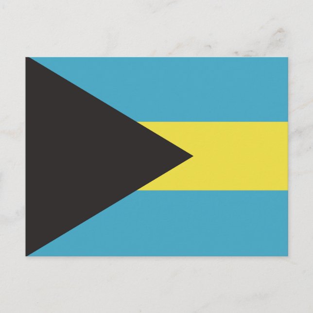Bahamas Flag Postcard (Front)