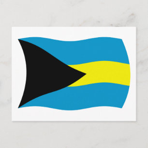 Bahamas Flag Postcard