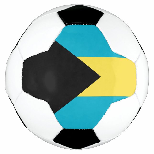 Bahamas flag soccer ball (Front)