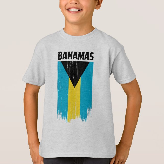 Bahamas Flag  T-Shirt (Front)