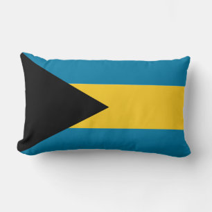Bahamas Flag Throw Pillow