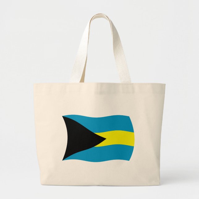 Bahamas Flag Tote Bag (Front)