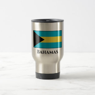 Bahamas Flag Travel Mug
