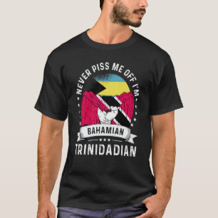 Bahamas Flag Trinidad&Tobago Grown  Humor Pride T-Shirt