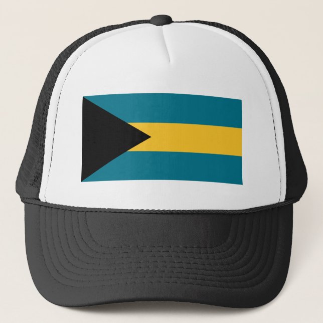Bahamas Flag Trucker Hat (Front)