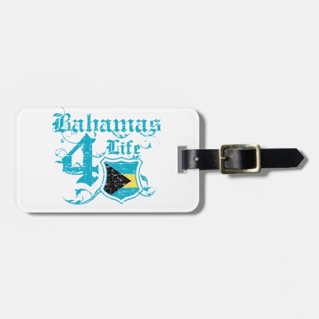 Bahamas For Life Luggage Tag (Front Horizontal)