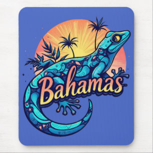 Bahamas Gecko Caribbean Mouse Pad