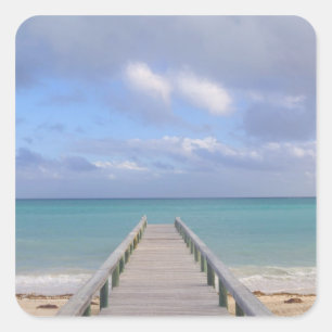 BAHAMAS, Grand Bahama Island, Eastern Side: Square Sticker