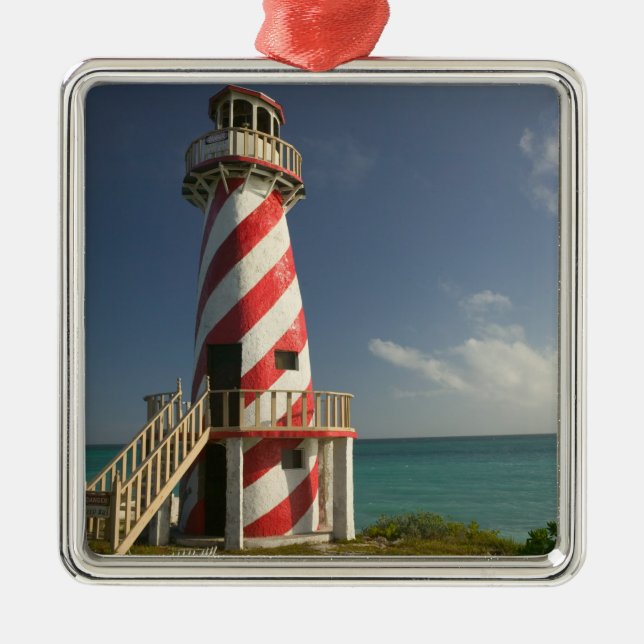 BAHAMAS, Grand Bahama Island, Eastern Side: Town Metal Ornament (Front)