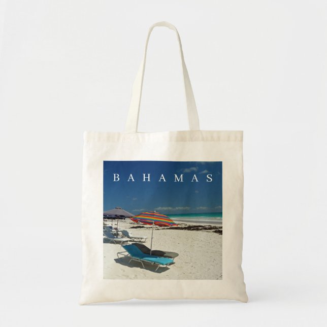 Bahamas Harbour Island plage chaises longues sac f (Devant)