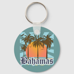 Bahamas Islands Beaches Keychain