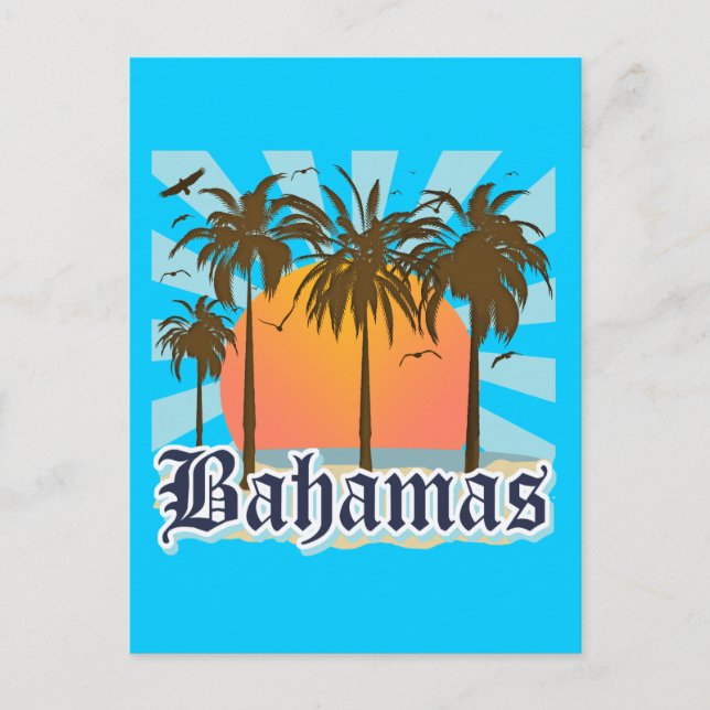 Bahamas Islands Beaches Postcard (Front)