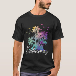 Bahamas Nassau Beach Palm Trees Vacation T-Shirt
