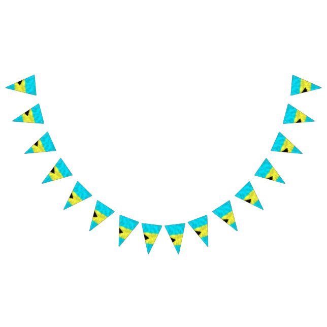 Bahamas Oil Painting Drawing Bunting Flags (All)