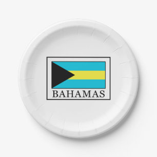 Bahamas Paper Plate