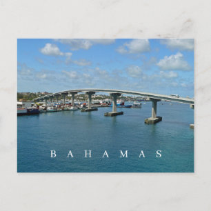 Bahamas Paradise Island Bridge vue carte postale
