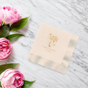 Bahamas Passport Foil Napkins