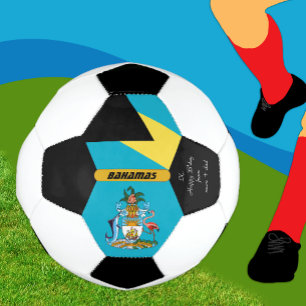 Bahamas Personalized, Flag, Photo Soccer Ball