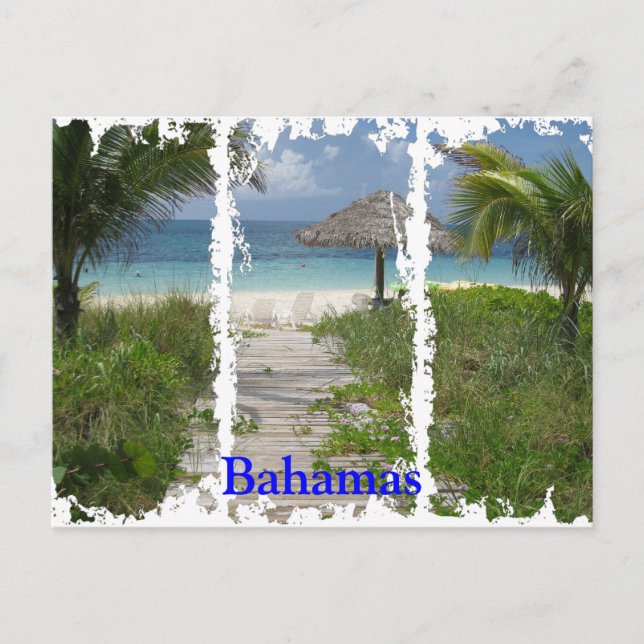 Bahamas Perturbé 3 carte postale (Devant)