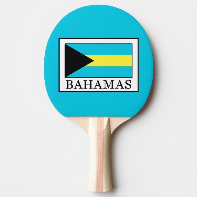 Bahamas Ping Pong Paddle (Front)