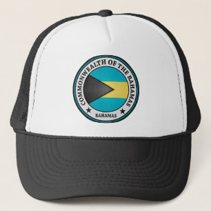 Bahamas Round Emblem Trucker Hat