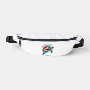 Bahamas Sea Turtle Bahamian Flag Beach Great Shark Fanny Pack
