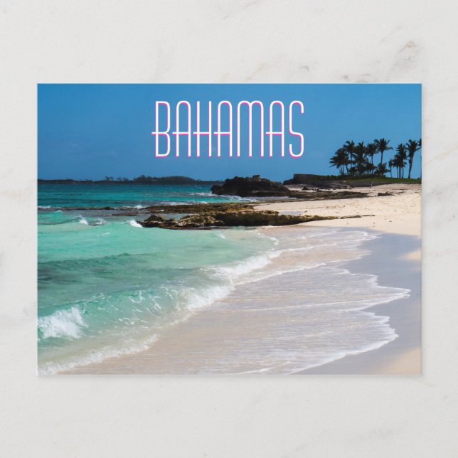 Bahamas Shore Postcard (Front)