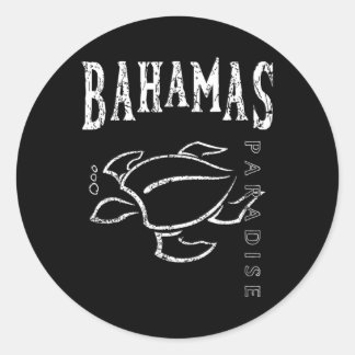 Bahamas Souvenir Classic Round Sticker