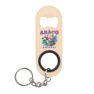 Bahamas Souvenir Gift : Abaco Bahamas Sea Turtle Keychain Bottle Opener