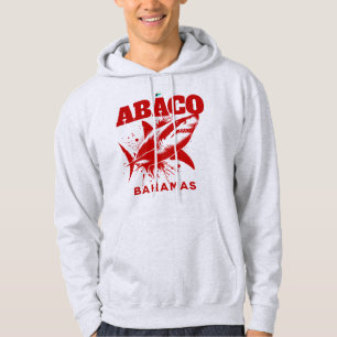 Bahamas Souvenir Gift : Abaco Bahamas Shark Fish Hoodie