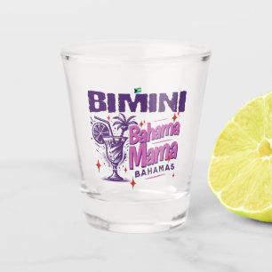 Bahamas Souvenir Gift : Bimini Bahamas Bahama Mama Shot Glass