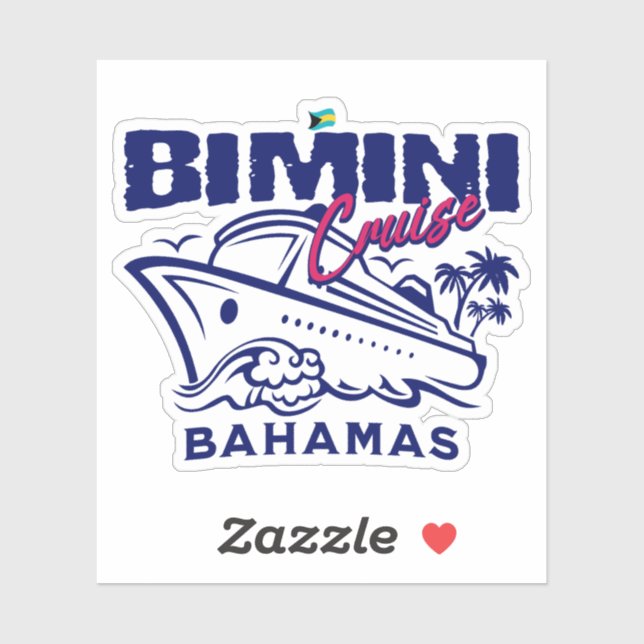Bahamas Souvenir Gift : Bimini Bahamas Cruise (Sheet)