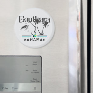 Bahamas Souvenir Gift : Eleuthera Bahamas Flag Magnet