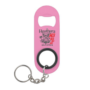 Bahamas Souvenir Gift : Eleuthera Bahamas Pigs Keychain Bottle Opener