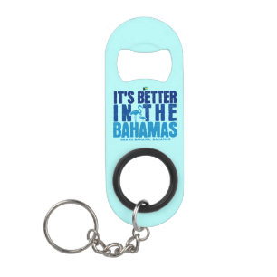 Bahamas Souvenir Gift: Grand Bahama Bahamas Cruise Keychain Bottle Opener