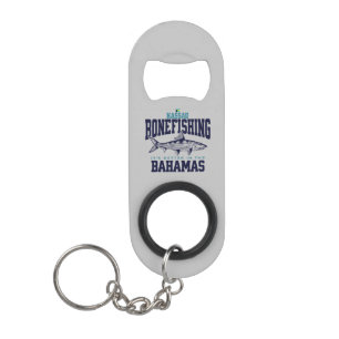 Bahamas Souvenir Gift : Nassau Bahamas Bonefishing Keychain Bottle Opener