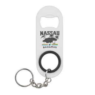 Bahamas Souvenir Gift: Nassau Bahamas Independence Keychain Bottle Opener