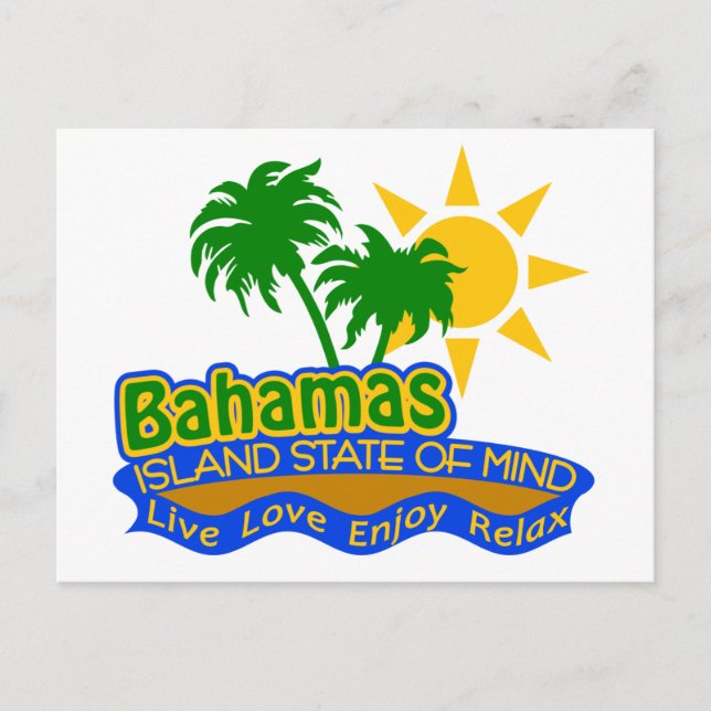Bahamas State of Mind postcard (Front)