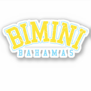 Bahamas Sticker Bimini Vacation Beach Cruise