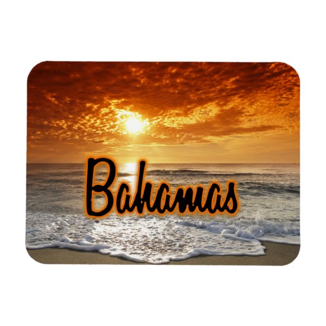 Bahamas sunset magnet (Horizontal)