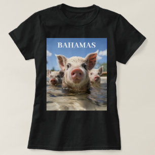 Bahamas Swimming Pigs - Exuma Pig Beach Adventure T-Shirt