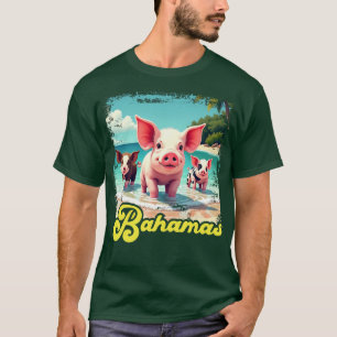 Bahamas Swimming Pigs - Exuma Pig Beach Adventure T-Shirt