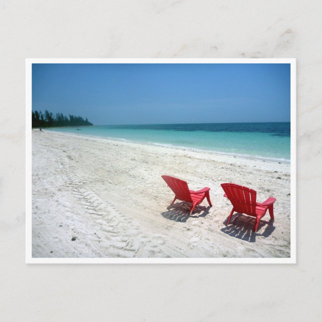 bahamas two seats postcard (Front)